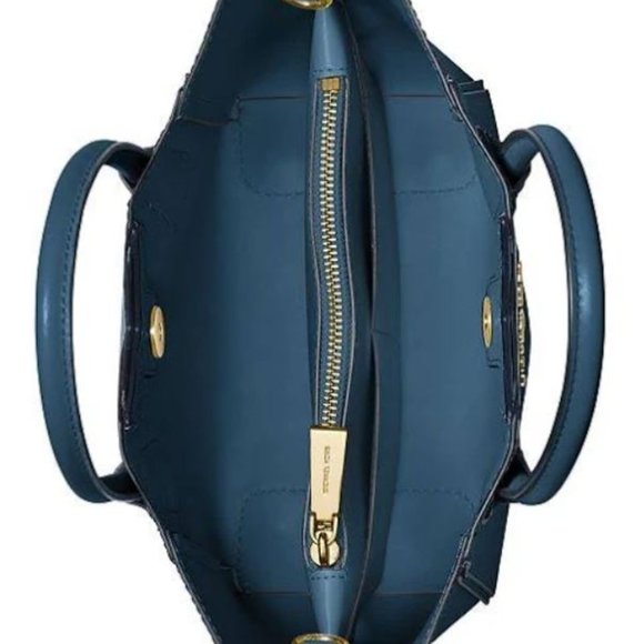 Michael Kors Mae Small Messenger - Sapphire Blue - Picture 6 of 8